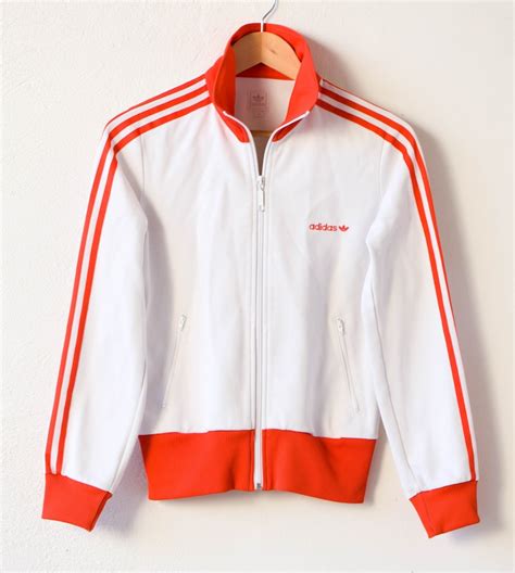 adidas rot blau weiß retro jacke|Vintage Adidas Jacken .